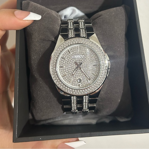 【特別価格】ブローバ/BULOVA 96L246 Women's 腕時計 Swarovski Bulova | Accessories | Bulova Crystal Watch | Poshmark